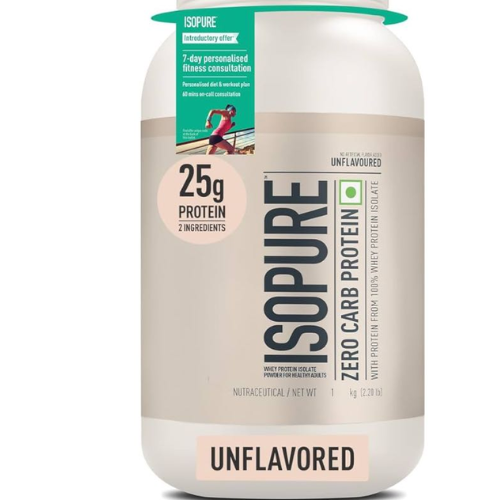 Isopure Zero Carb Protein (Unflavoured) 1Kg